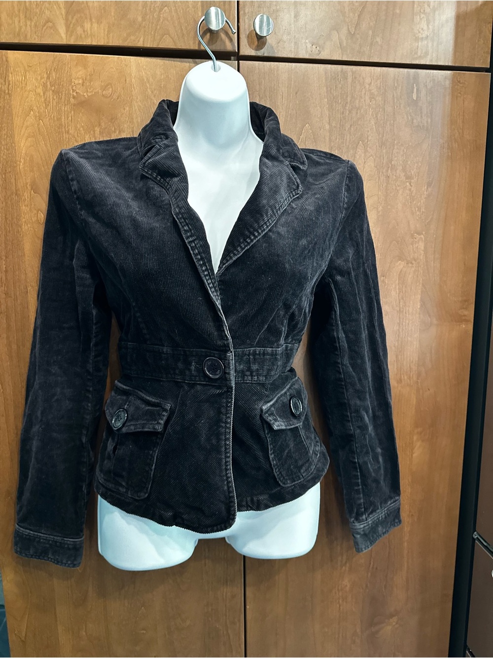 VINTAGE Finesse Women’s Brown Corduroy Blazer